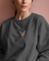 Sphynx Kedi Baskılı Kadın Sweatshirt – Minimal Tüysüz Kedi Tasarımı | Muhtar Store