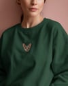 Sphynx Kedi Baskılı Kadın Sweatshirt – Minimal Tüysüz Kedi Tasarımı | Muhtar Store