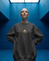 Toy Poodle Baskılı Kadın Sweatshirt – Minimal Kaniş Desenli Regular Fit Sweat