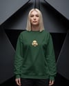 Toy Poodle Baskılı Kadın Sweatshirt – Minimal Kaniş Desenli Regular Fit Sweat