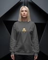 Toy Poodle Baskılı Kadın Sweatshirt – Minimal Kaniş Desenli Regular Fit Sweat