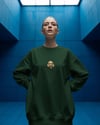 Toy Poodle Baskılı Kadın Sweatshirt – Minimal Kaniş Desenli Regular Fit Sweat