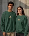 Toy Poodle Köpek Desenli Sevgili Sweatshirt – Unisex Çift Kombini