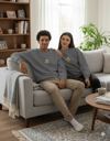 Toy Poodle Köpek Desenli Sevgili Sweatshirt – Unisex Çift Kombini