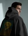 Van Gogh Köpek Tasarımlı Siyah Unisex Kapüşonlu Sweatshirt – Sanatsal & Retro Hoodie