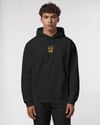 Yorkshire Terrier Figürlü Siyah Unisex Kapüşonlu Sweatshirt – DTF Baskı