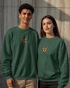 Yorkshire Terrier (Yorkie) Köpek Desenli Sevgili Sweatshirt – Unisex Çift Kombini