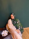 FRANSIZ İPEĞİ 'ZERNİŞAN' ZÜMRÜT YEŞİLİ