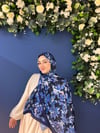 SOFT PAMUK ŞAL LACİVERT-GECE MAVİSİ