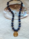Lapis Lazuli Döngü Kolye