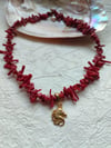 Mercan Denizatı Gümüş  Kolye