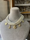 DENİZ TEMALI CHARM CHOKER KOLYE