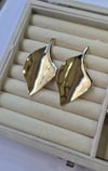 GOLD YAPRAK KÜPE 