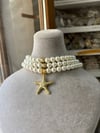 YILDIZ DETAYLI CHOKER İNCİ KOLYE