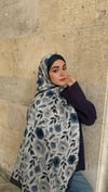 Arve Şal - MaviArve Şalrosen design