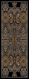 Etnik Desen SiyahDesenli Şalrosen design