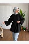 Balon Kol Astarlı Tunik 