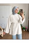 Balon Kol Astarlı Tunik 