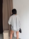 Çizgili Oversize Gömlek