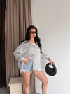 Çizgili Oversize Gömlek