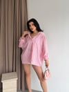 Çizgili Oversize Gömlek