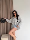 Çizgili Oversize Gömlek