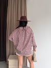 Çizgili Oversize Gömlek