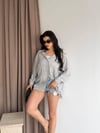 Çizgili Oversize Gömlek