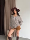 Çizgili Oversize Gömlek
