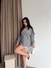 Çizgili Oversize Gömlek