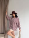 Çizgili Oversize Gömlek