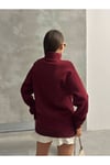 Kadın Fermuar Detaylı Sweat