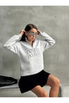 Kadın Fermuar Detaylı Sweat