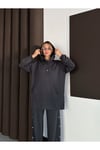 KADIN MODAL KUMAŞ PREMİUM KALİTE ÇIT ÇIT DETAY CEPLİ TAKIM