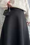 Siyah Scuba Klot Etek