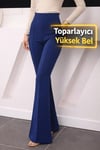 TREND TOPARLAYICI ÖN ÜTÜ İZ DETAYLI TAYT PANTOLON