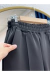 Zayna Bol Paça Çımalı Skuba Dalgıç Pantolon-MT3555 Kahve