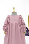 Kız çocuk tesettür giyim Hüma Model pembe
