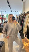 Açık Gri Sweatshirt & Eşofman Altı Takımı