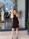 fermuar detaylı elbise