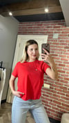 kalp detaylı tshirt