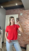 kalp detaylı tshirt