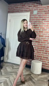 kemer detaylı elbise