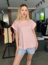 kısa kol pembe tshrt