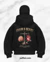 BREAN HEART MASKELİ ZİP HOODİE 
