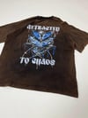 CHOES Oversize Asid Wash Tshirt - Koyu Kahve