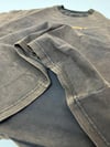 INTERNAL REFORM Oversize Asid Wash Tshirt - Koyu Kahve