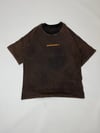 INTERNAL REFORM Oversize Asid Wash Tshirt - Koyu Kahve