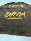 INTERNAL REFORM Oversize Asid Wash Tshirt - Koyu Kahve