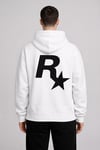 R STAR BASKILI SWEATSHİRT -beyaz